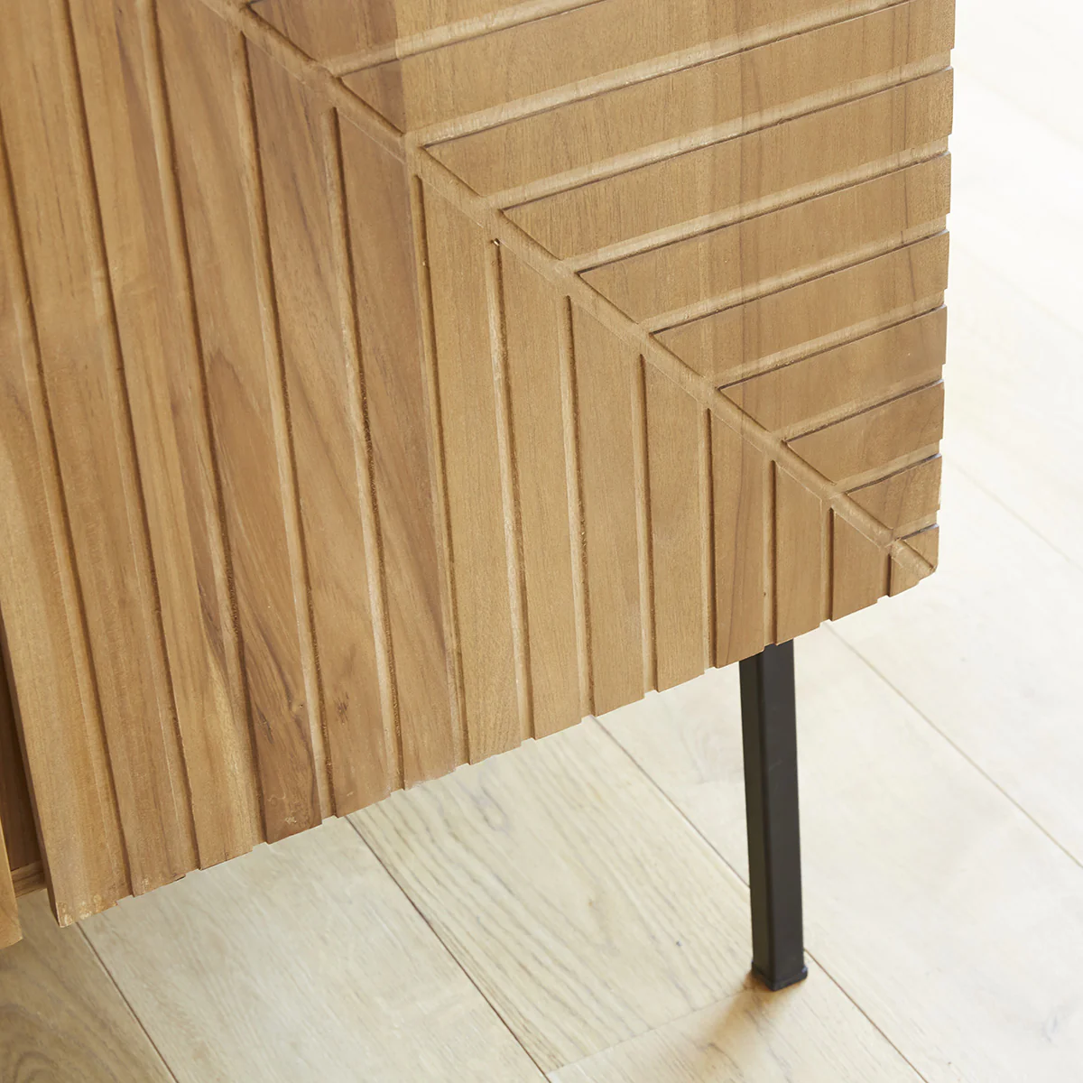 Armadio in teak massello 100 cm - Image 6