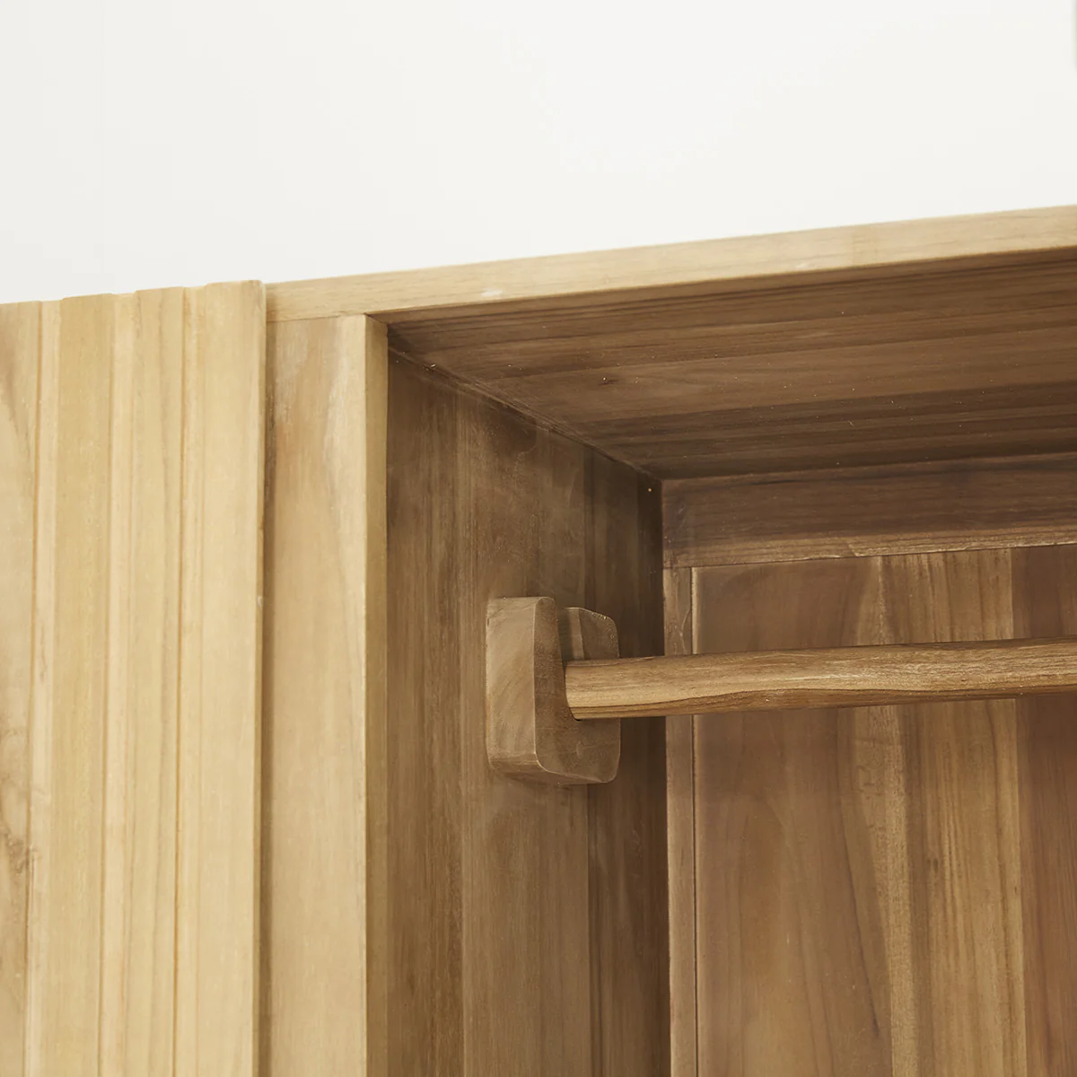 Armadio in teak massello 95 cm - Image 4