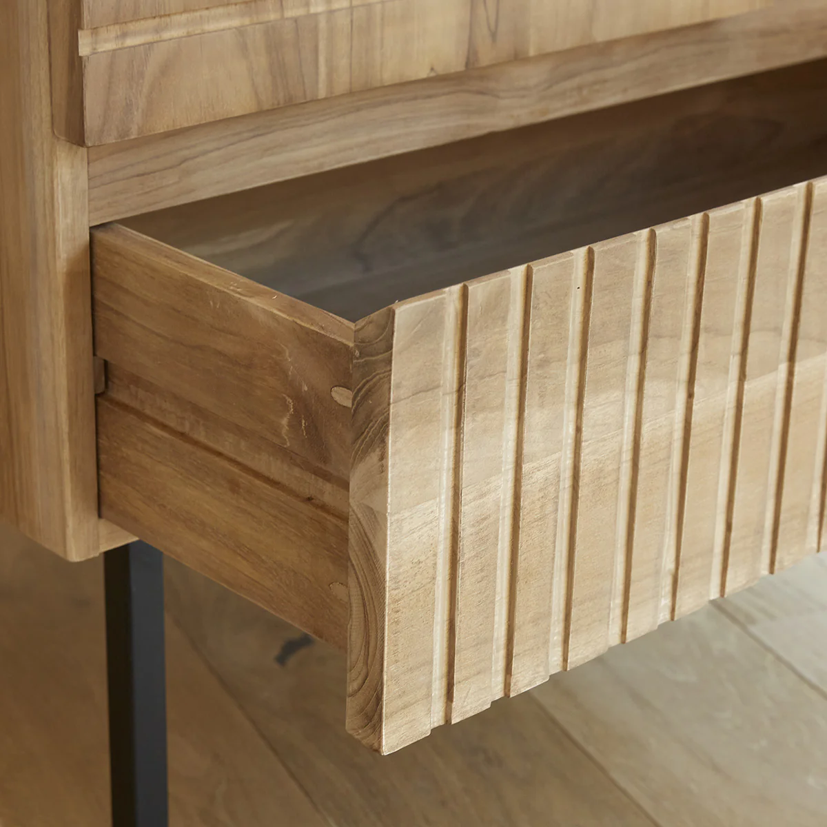 Armadio in teak massello 95 cm - Image 5