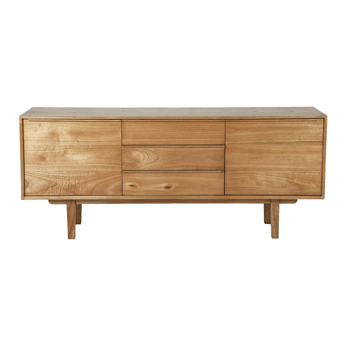 Cassettiera in mindi massello 180 cm - Image 2