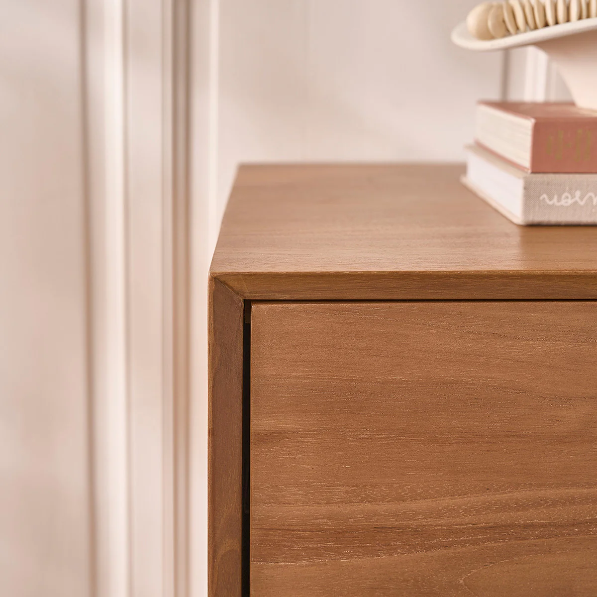 Cassettiera in teak massello 110 cm - Image 6