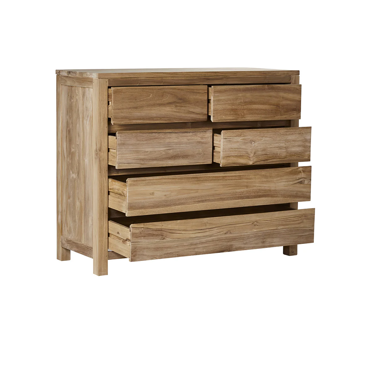 Credenza in teak massello 120 cm - Image 3