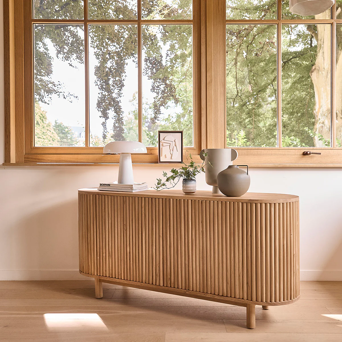 Credenza in teak massello 160 cm - Image 3