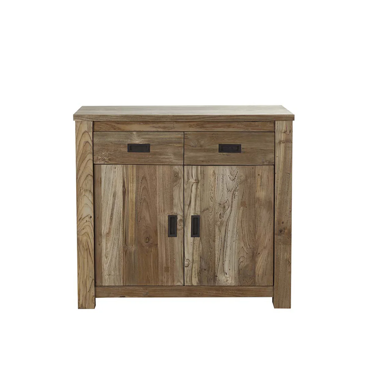 Credenza in teak massello riciclato 100 cm - Image 2