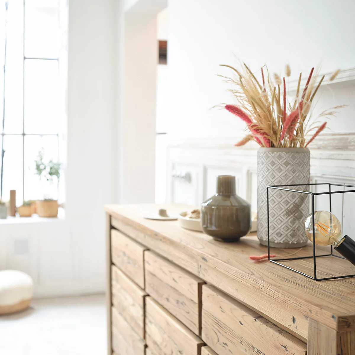 Credenza in teak massello riciclato 160 cm - Image 5