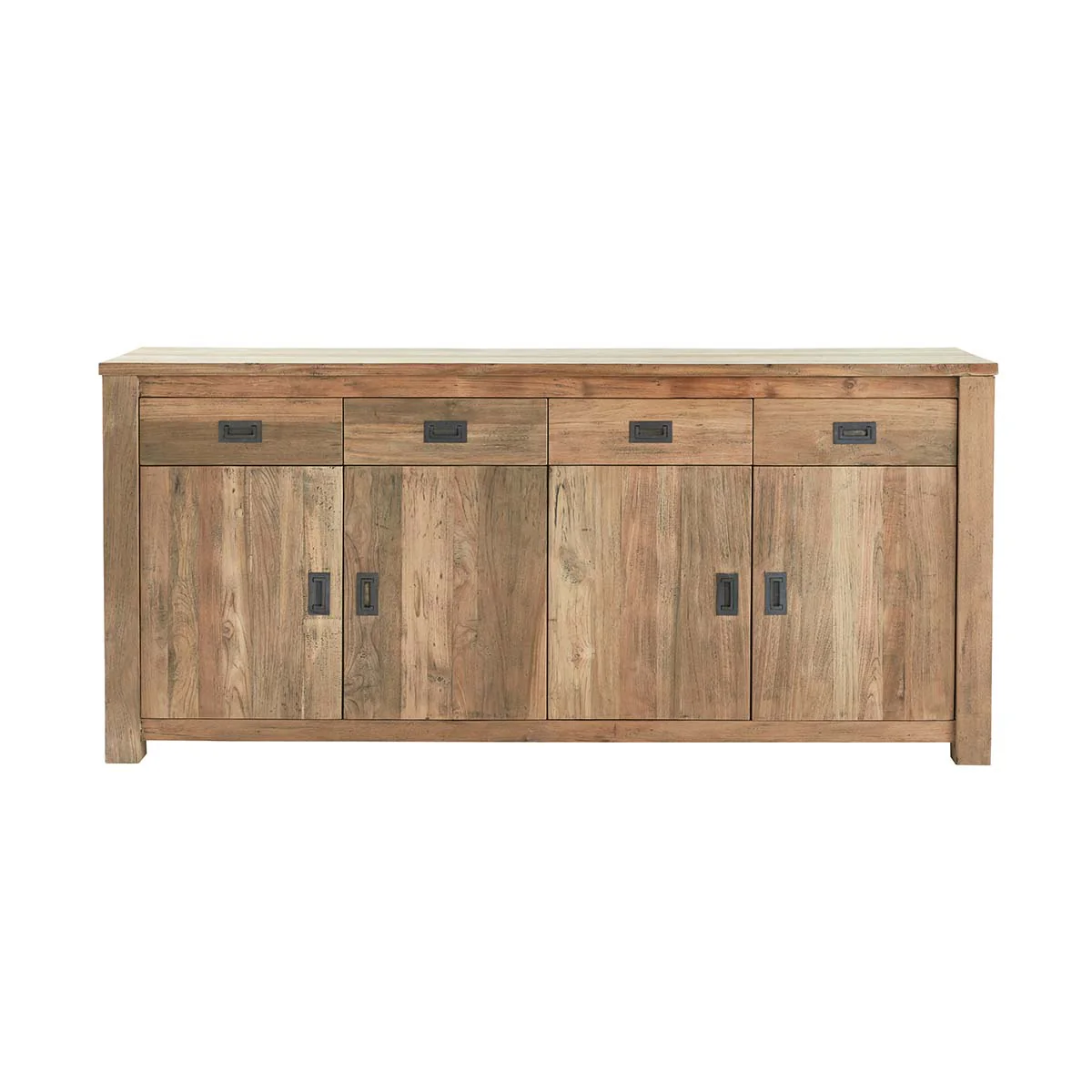 Credenza in teak massello riciclato 200 cm - Image 2