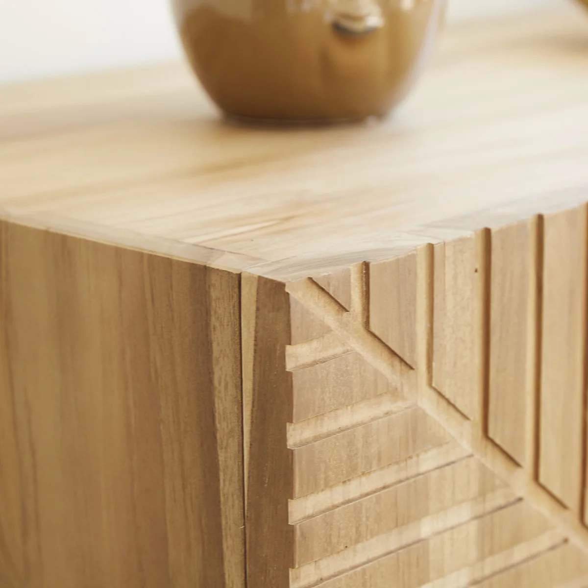 Credenza in teak massello 120 cm - Image 4