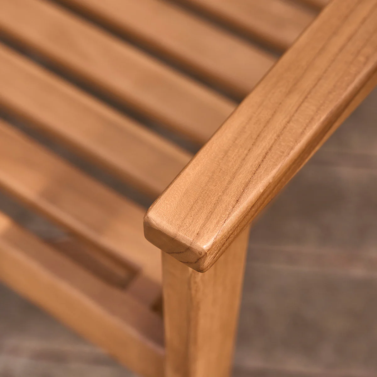 Divano da giardino in teak massello 175 cm - Image 5