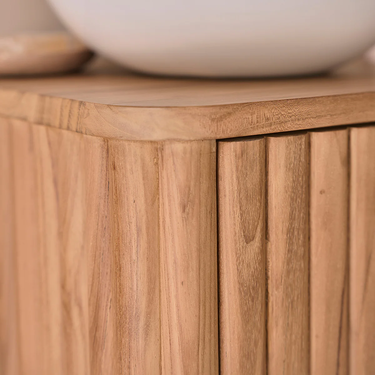Lavabo sospeso in teak massello 40 cm - Image 5