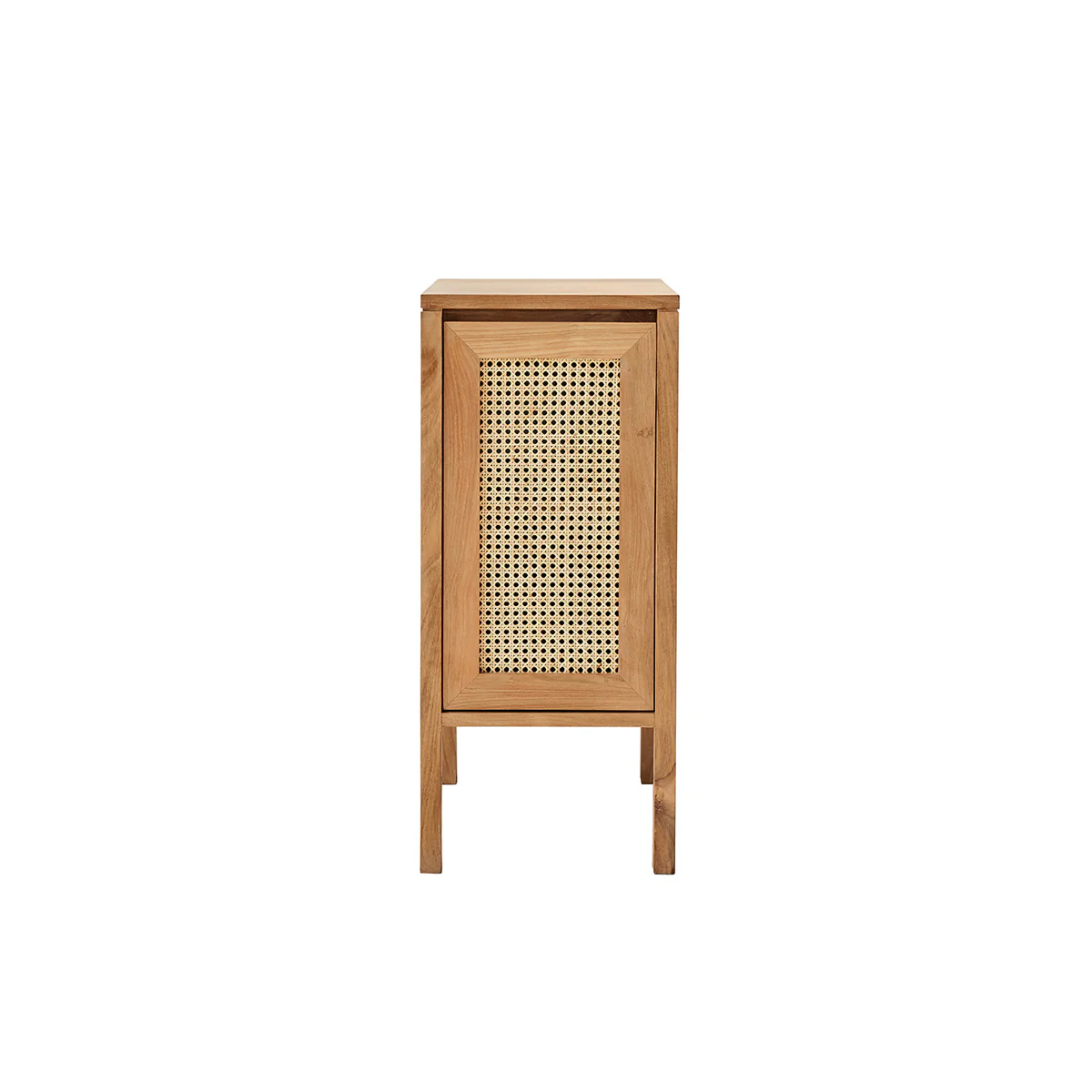 Lavamano in teak massello e cannage 35 cm - Image 2