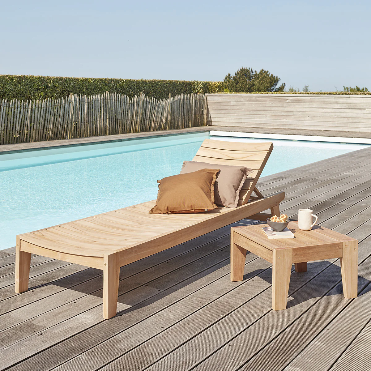 Lettino in teak massello - Image 7