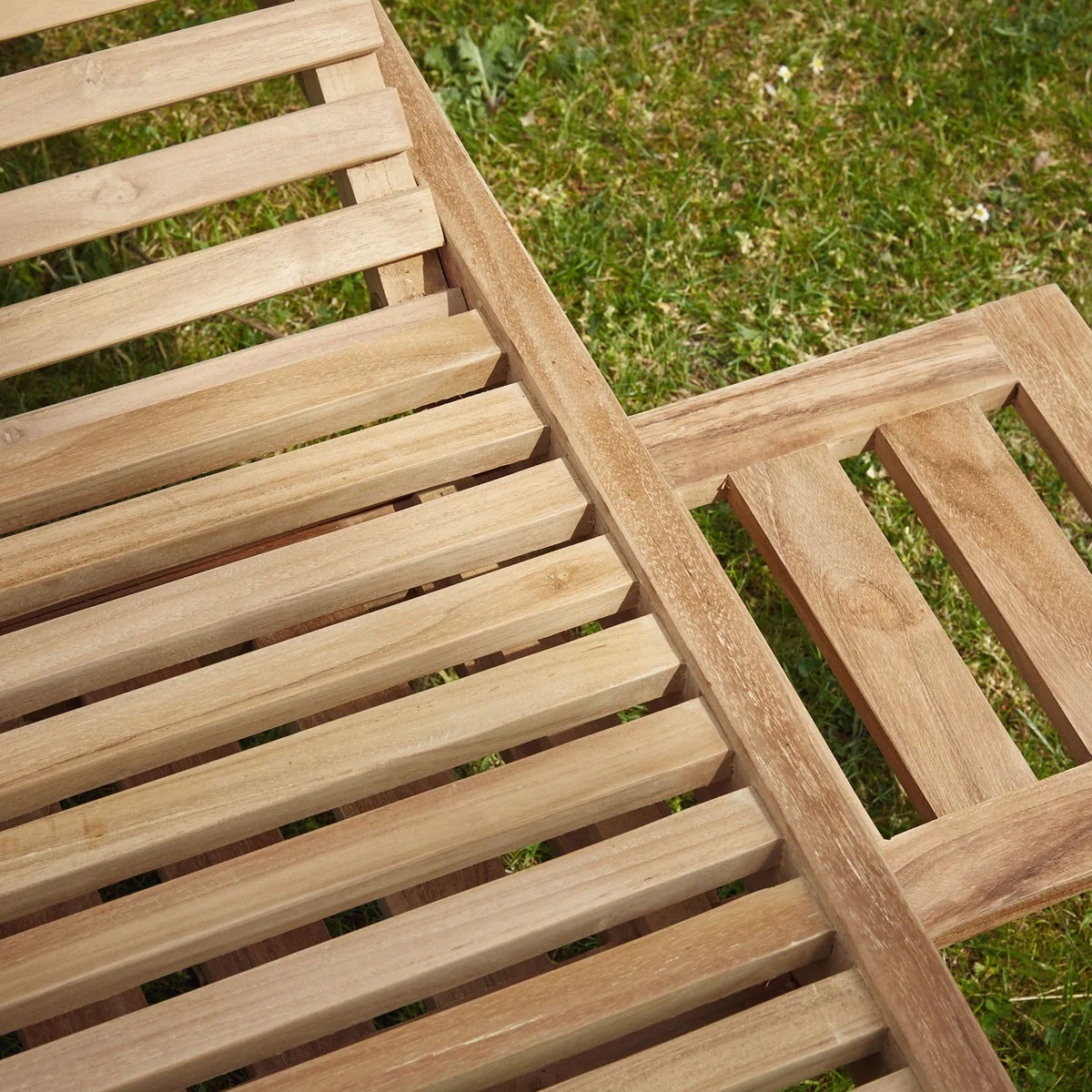 Lettino in teak massello (set di 2) - Image 4
