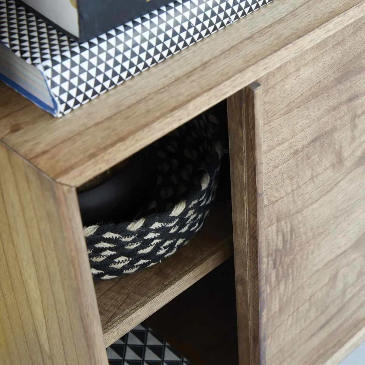 Libreria in mindi massello 120 cm - Image 4