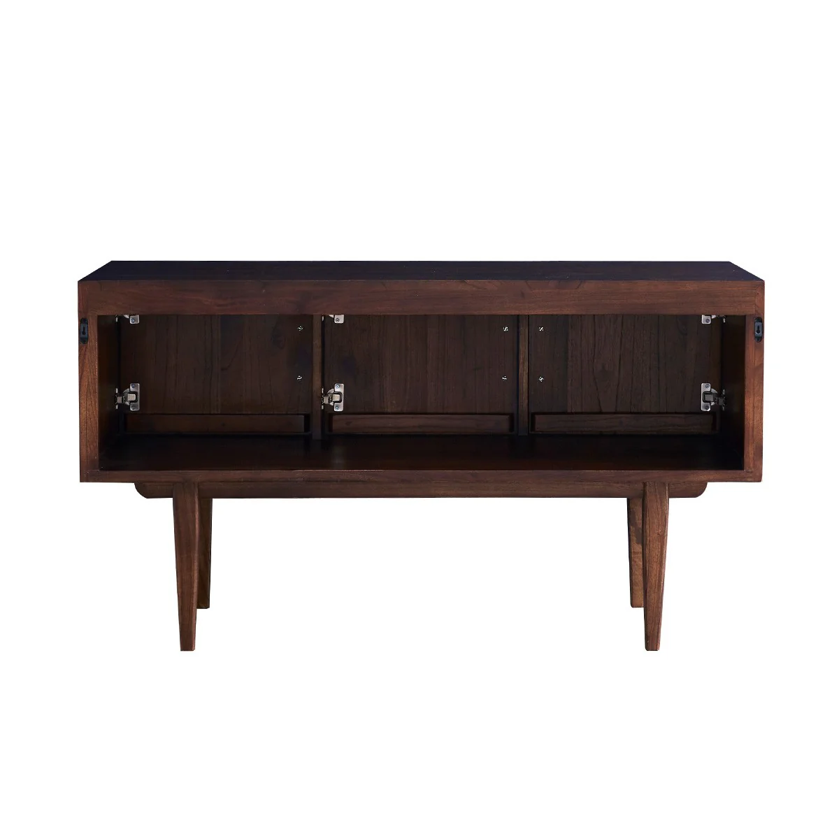 Mobile bagno in mindi massello 135 cm doppio ripiano - Image 6