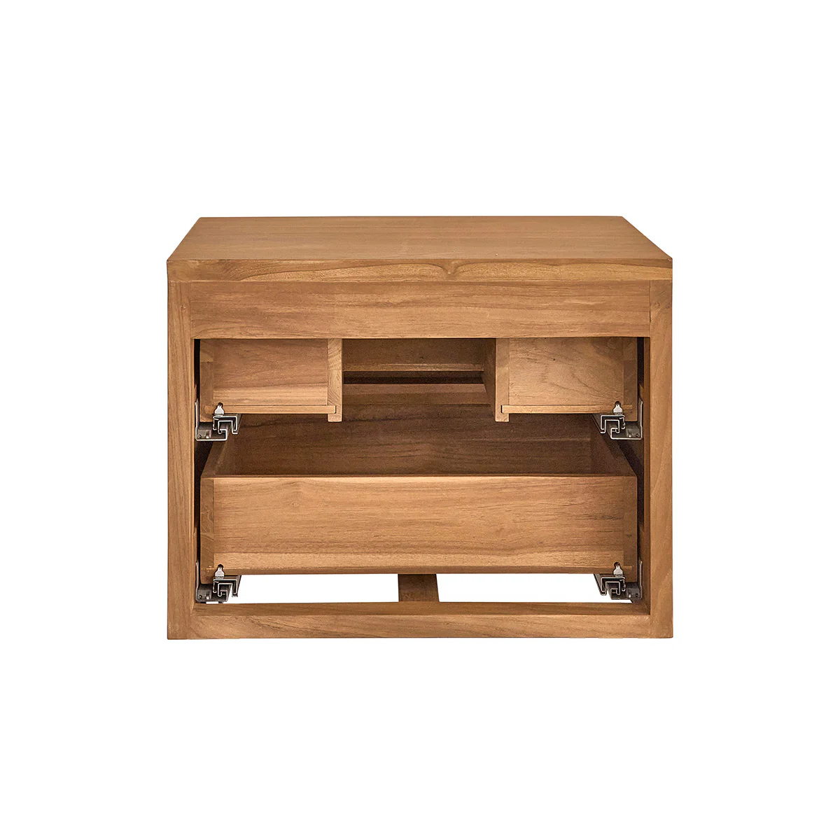 Mobile sottolavabo sospeso in teak massiccio 60 cm - Image 7