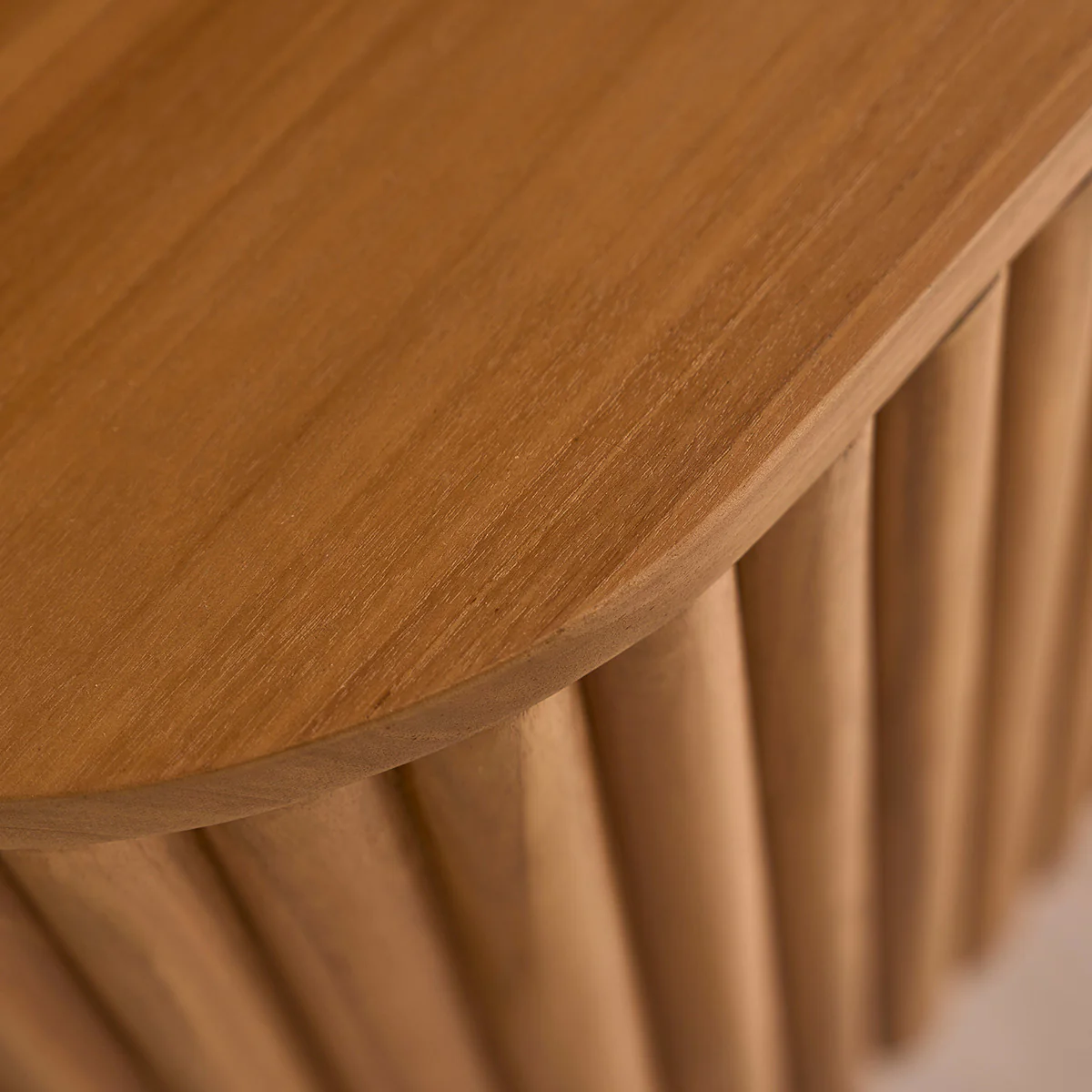 Mobile porta TV sospeso in teak massello 170 cm - Image 5