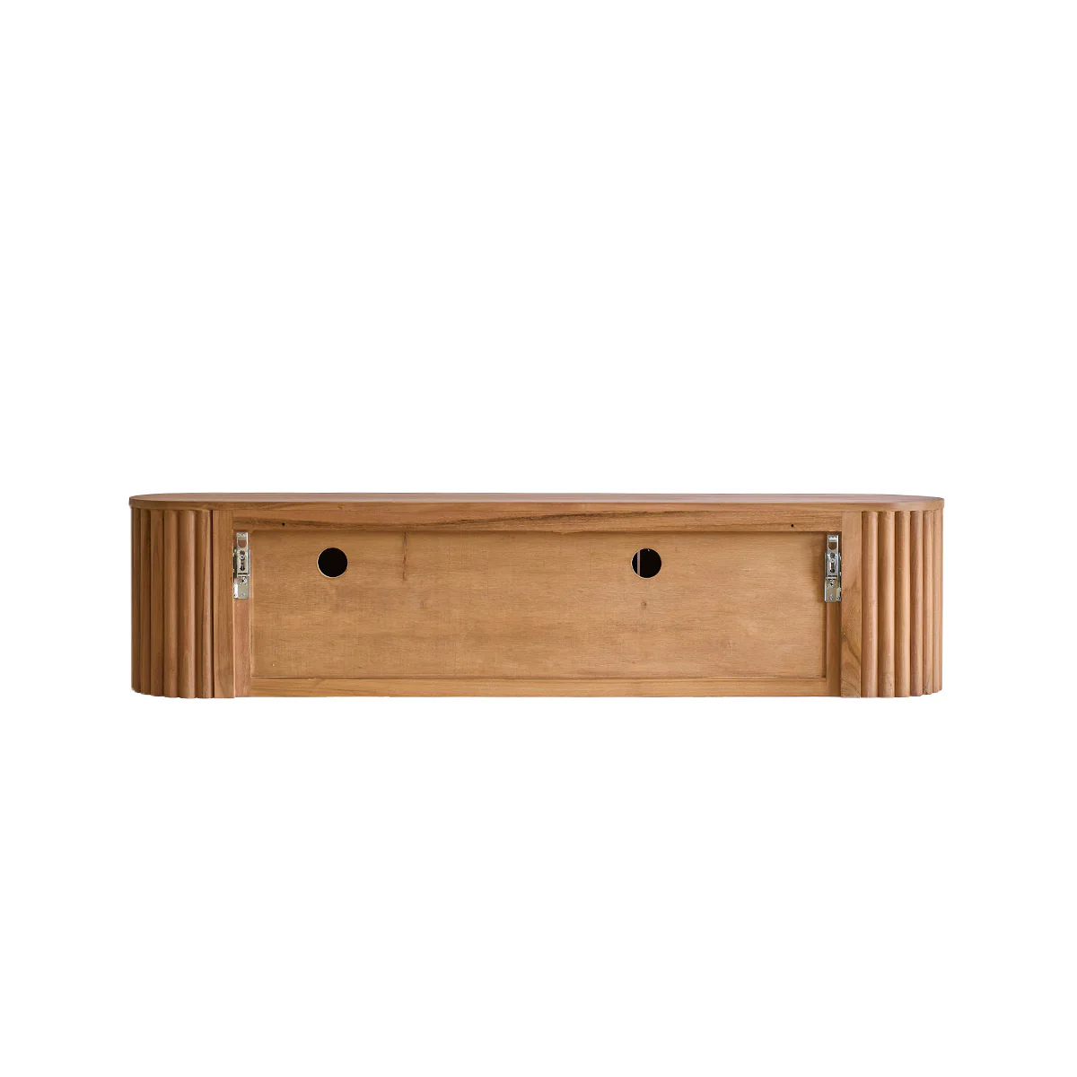 Mobile porta TV sospeso in teak massello 170 cm - Image 6