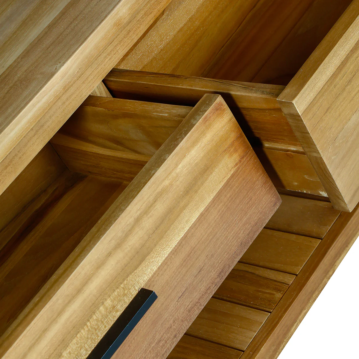 Mobiletto in teak massello 135 cm - Image 4