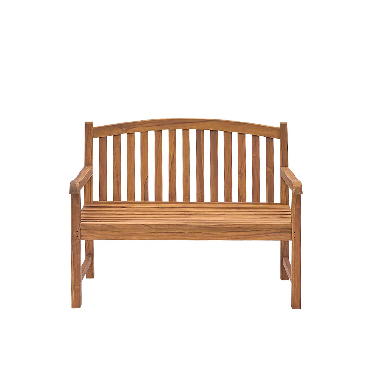 Panchina da giardino in teak massello oliato 120 cm - Image 2