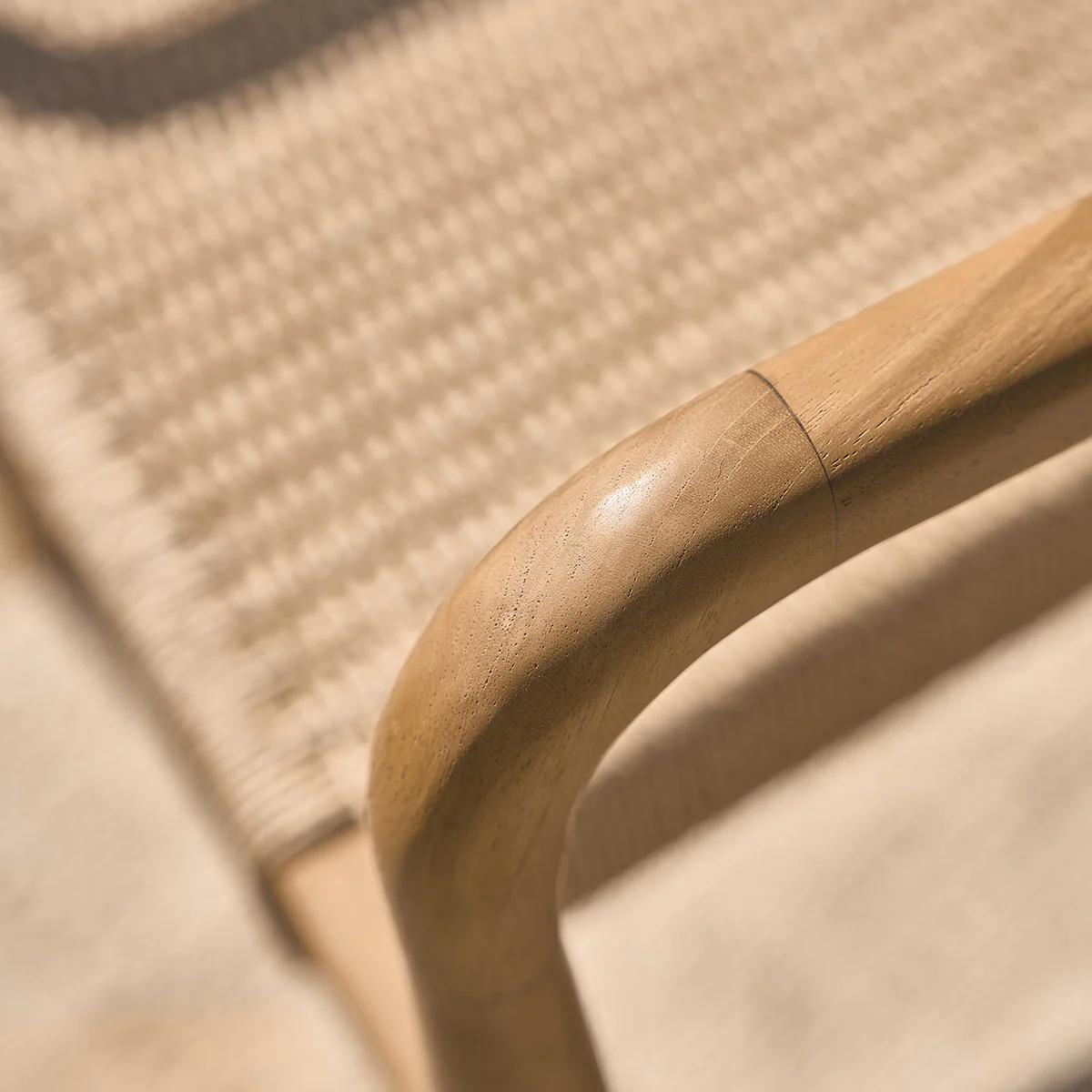 Poltrona da giardino in teak massello e corda - Image 7