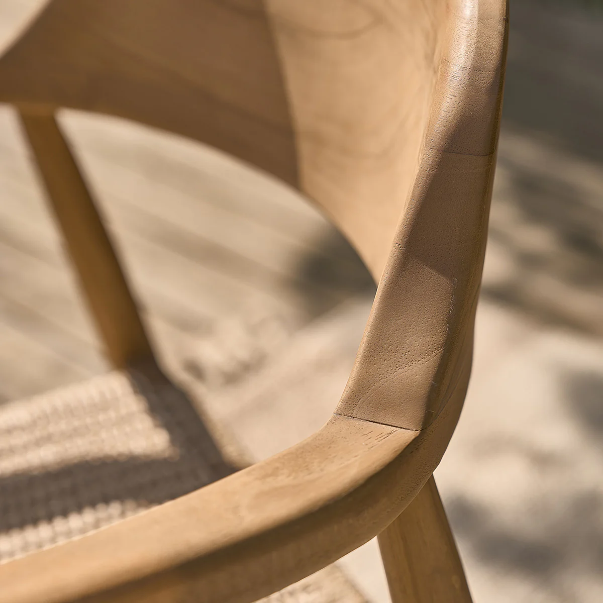 Poltrona da giardino in teak massello e corda (set di 2) - Image 6