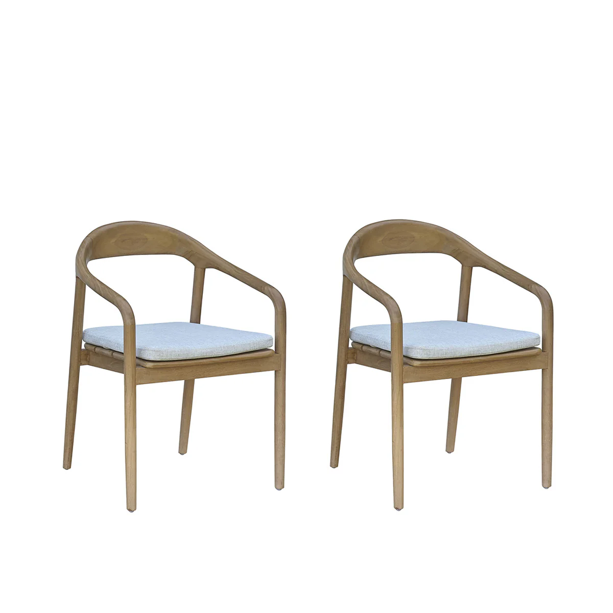 Poltrona da giardino in teak massello (set di 2) - Image 2