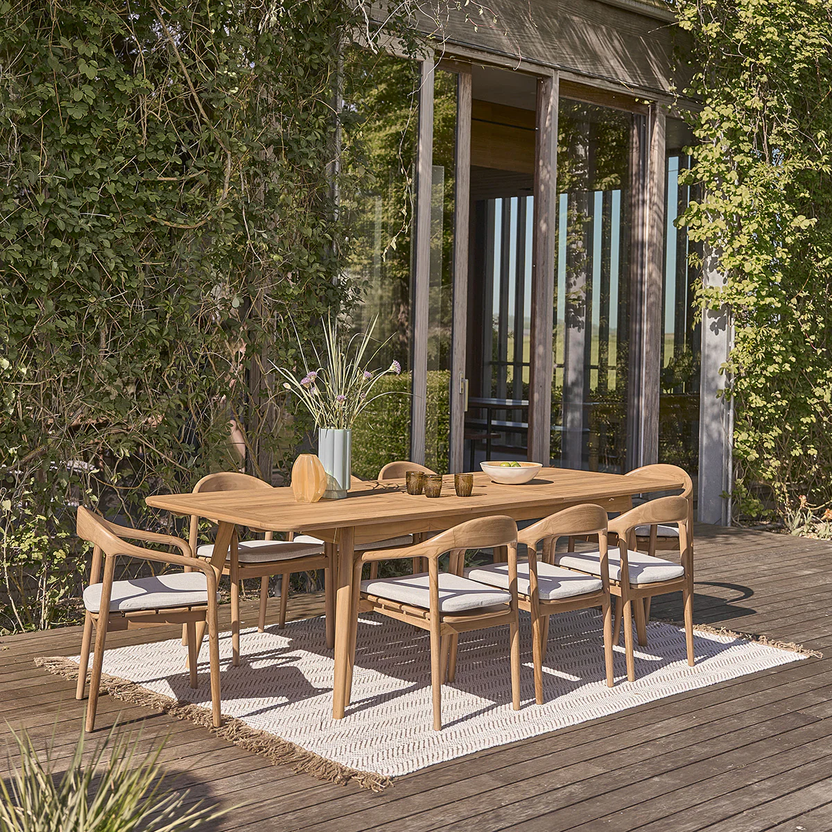 Poltrona da giardino in teak massello (set di 2) - Image 7