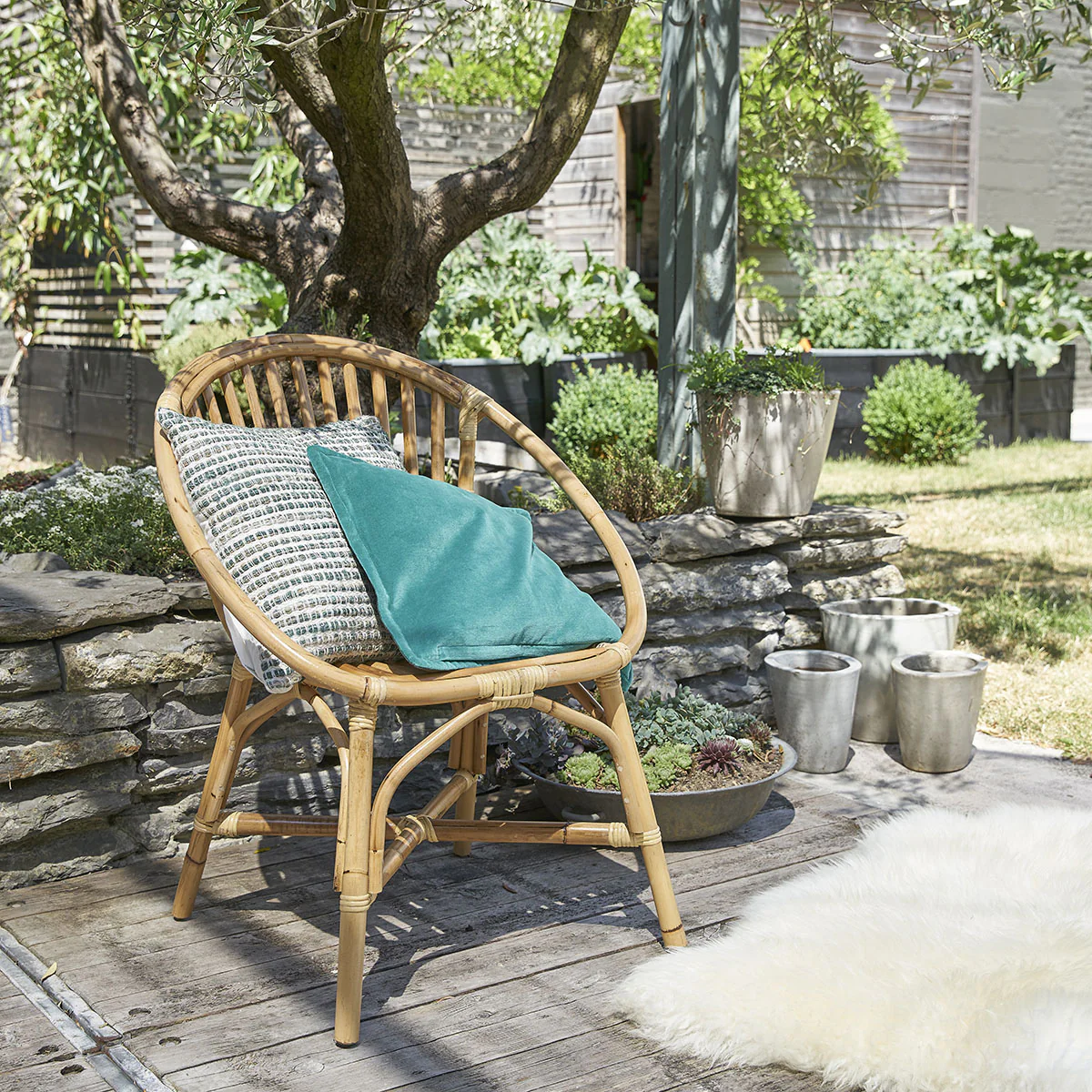 Set di 2 poltrone in rattan - Image 4