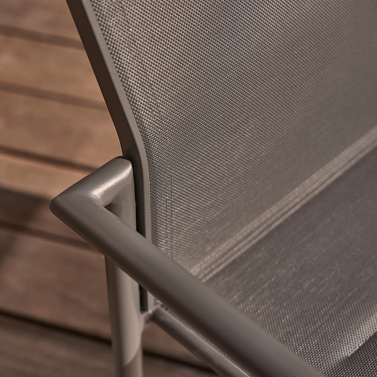 Salotto da giardino allungabile in alluminio grigio 6/8 pers. - Image 8