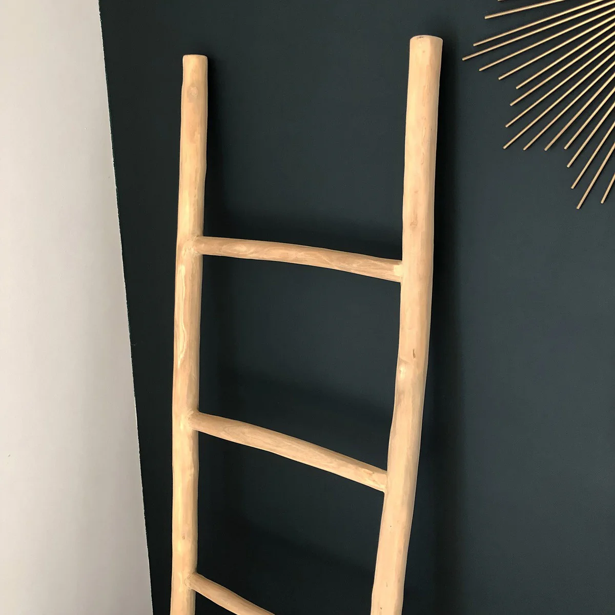 Scala portasalviette in teak massello 150 cm - Image 5