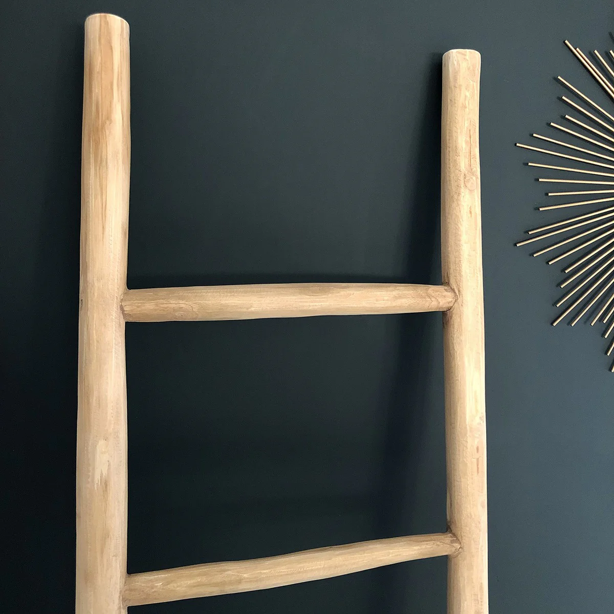 Scala portasalviette in teak massello 170 cm - Image 5