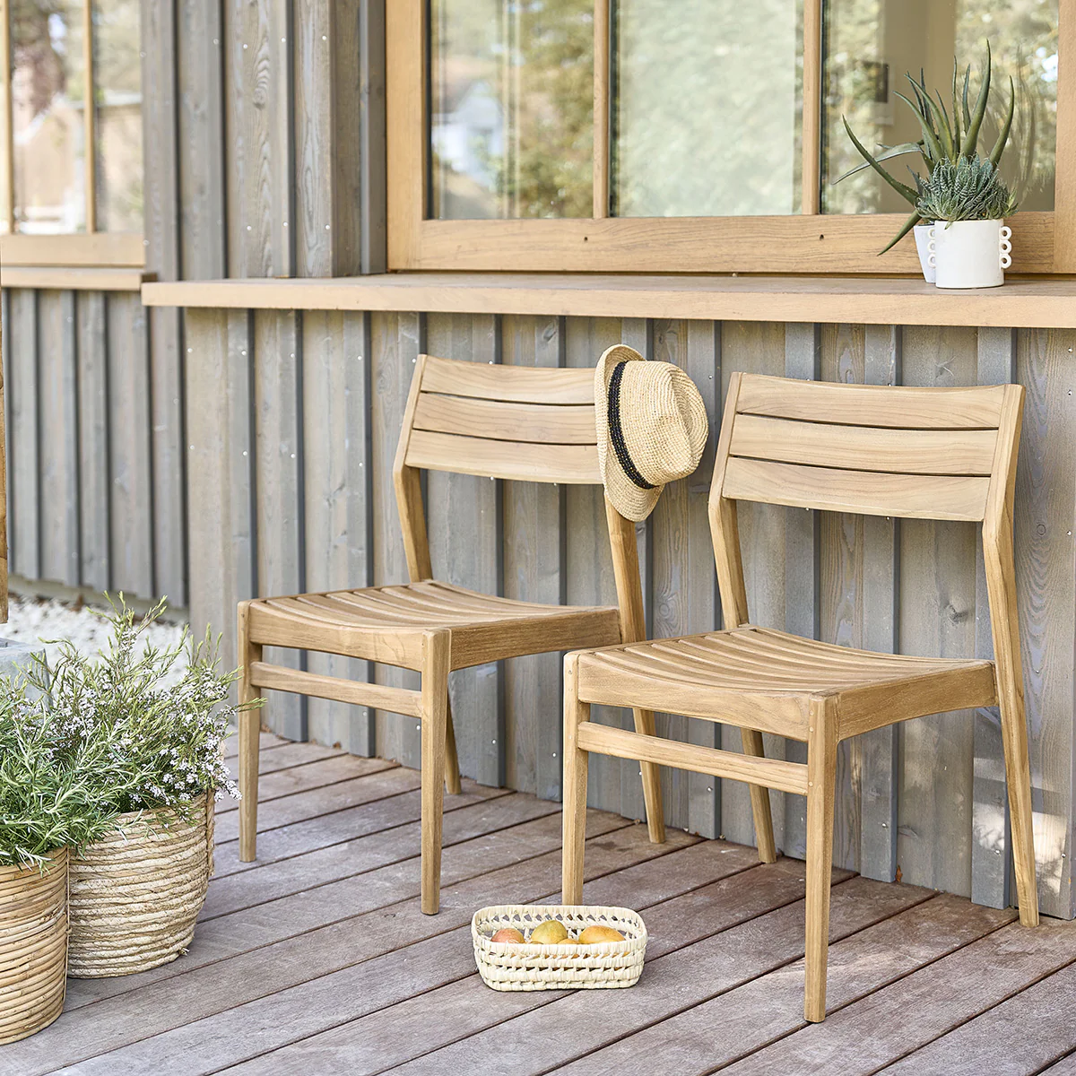 Sedia da giardino in teak massello - Image 6