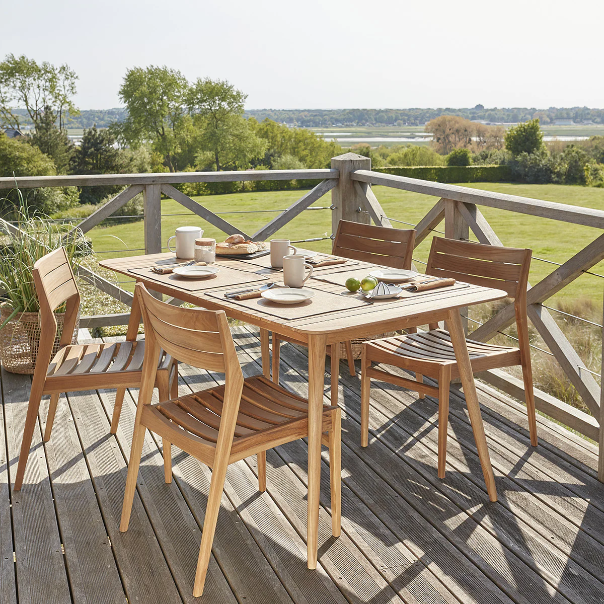 Sedia da giardino in teak massello - Image 7