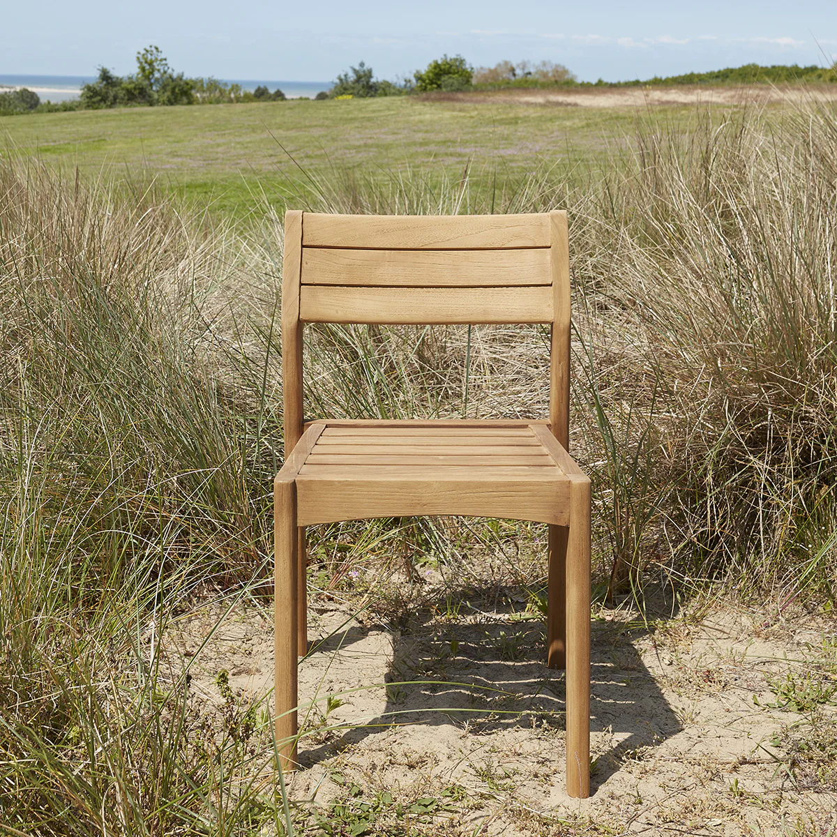 Sedia da giardino in teak massello riciclato - Image 3