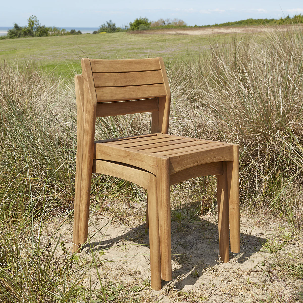 Sedia da giardino in teak riciclato (set di 2) - Image 3