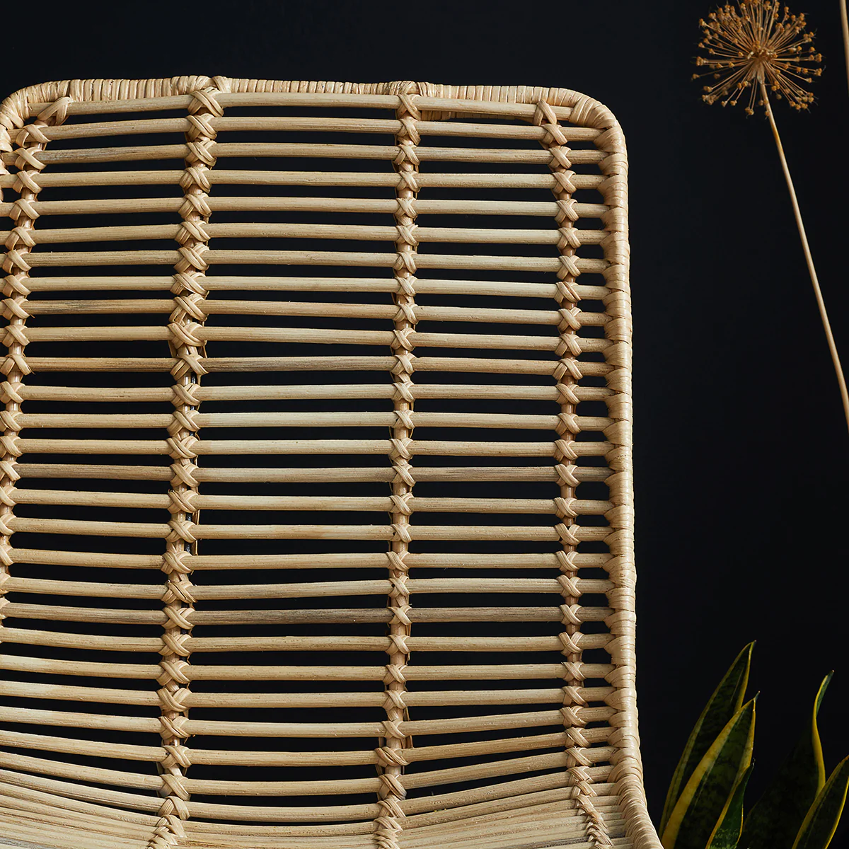 Sedia in rattan e metallo - Image 3