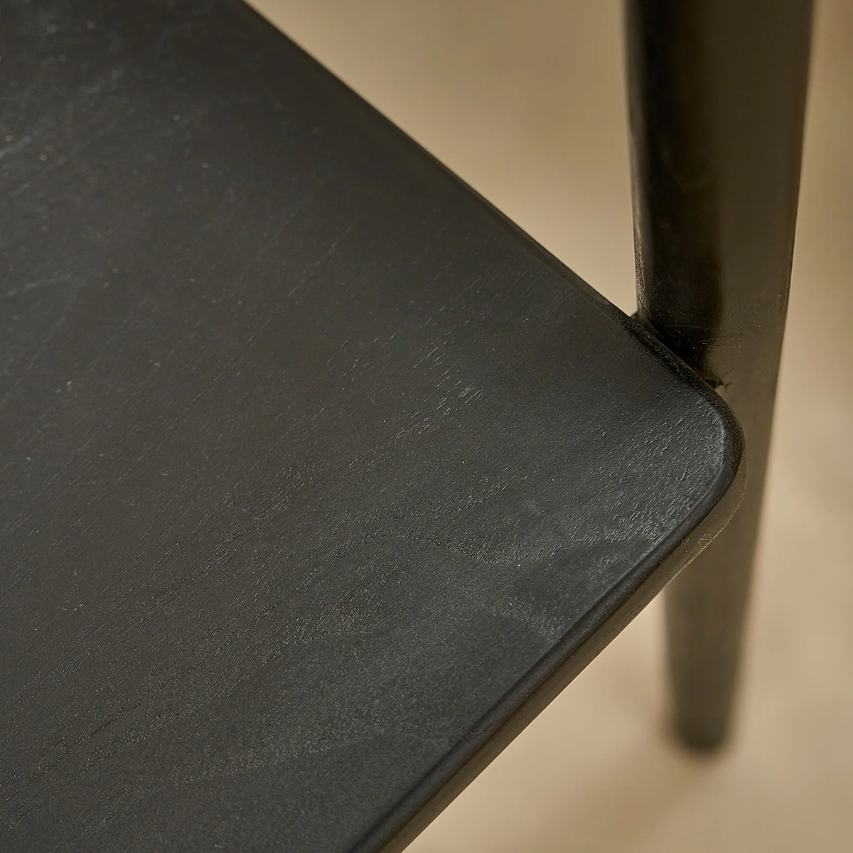 Sedia in teak massello nero - Image 5