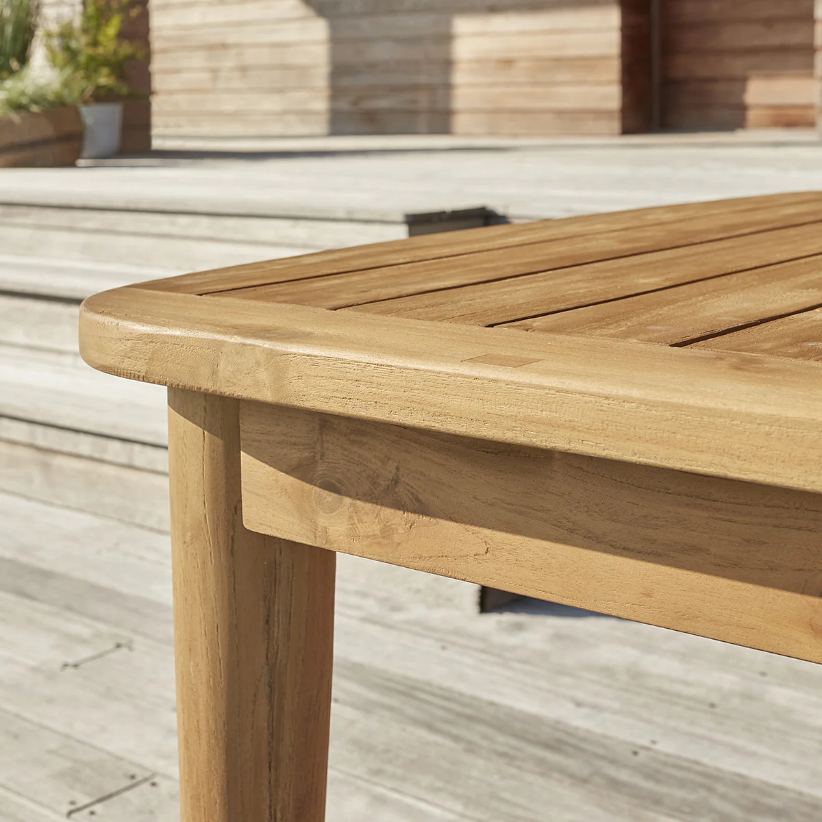 Set di mobili da giardino con tavolo allungabile in teak riciclato 10/12 pers. - Image 4