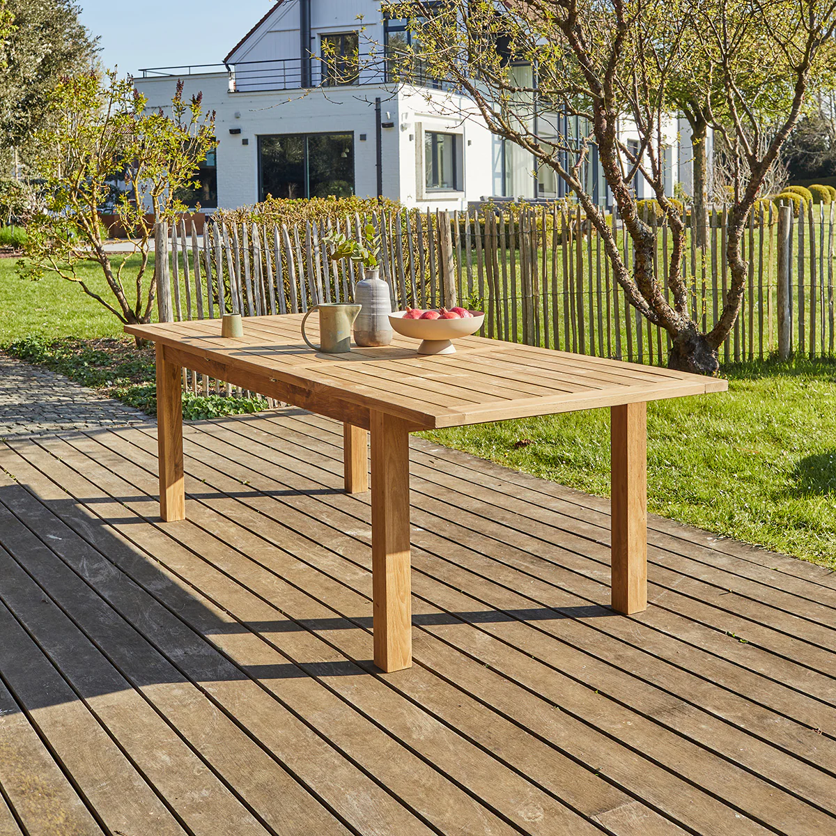 Set di mobili da giardino in teak 6 pers. - Image 4