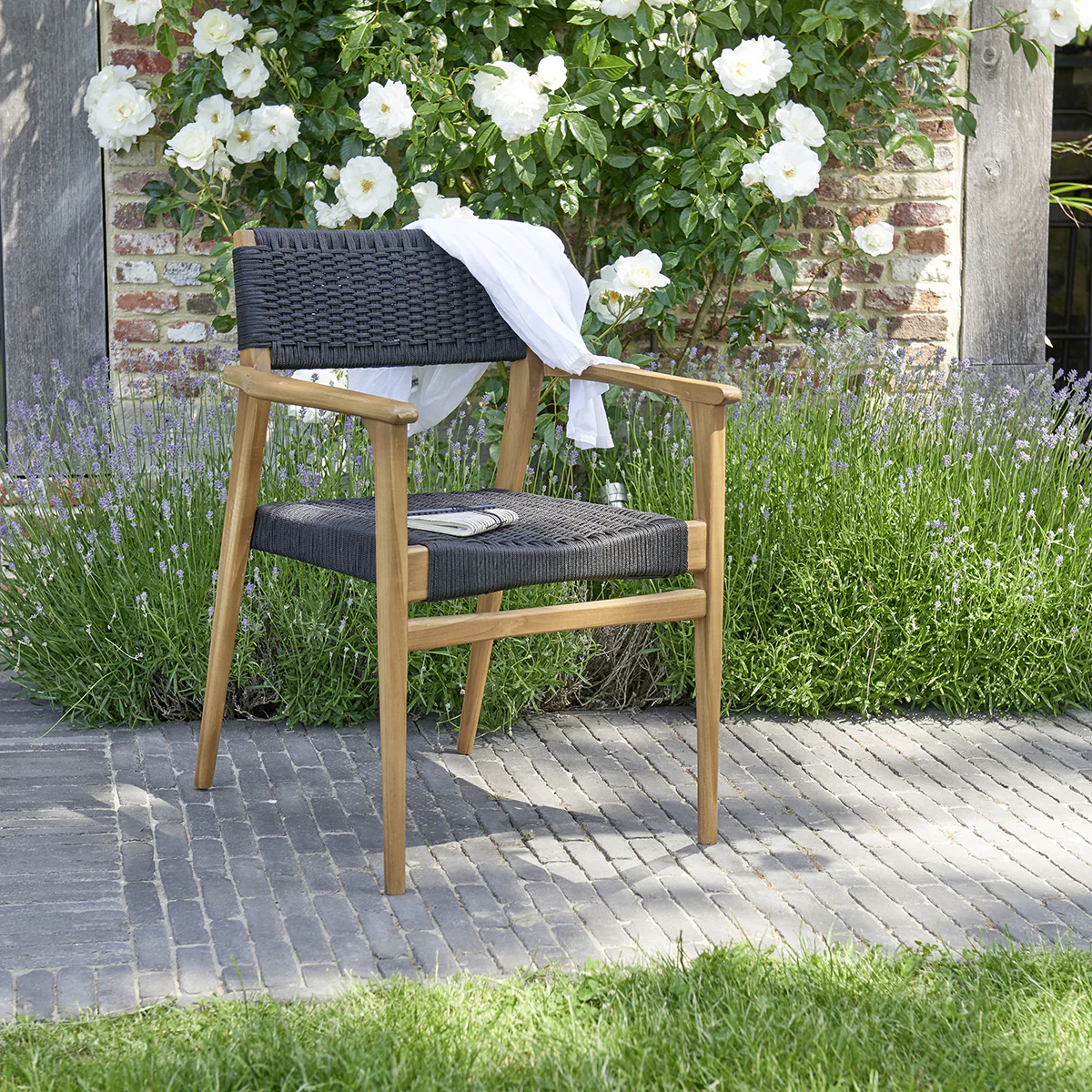 Set di mobili da giardino in teak 6 pers. - Image 6