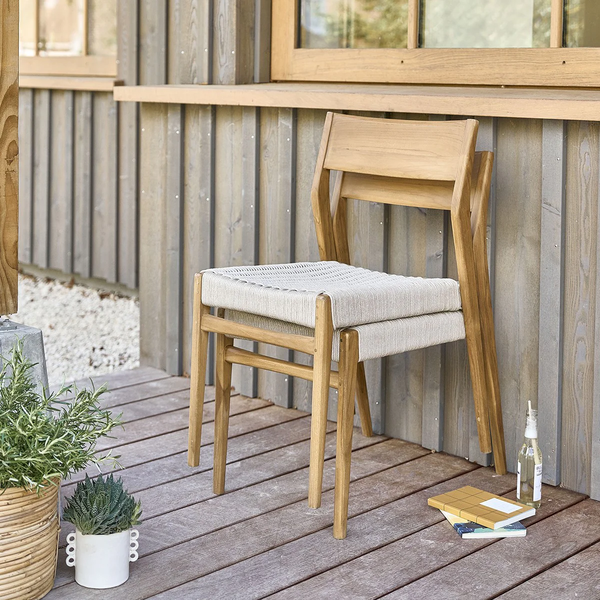 Set di mobili da giardino in teak massello 8 pers. - Image 8