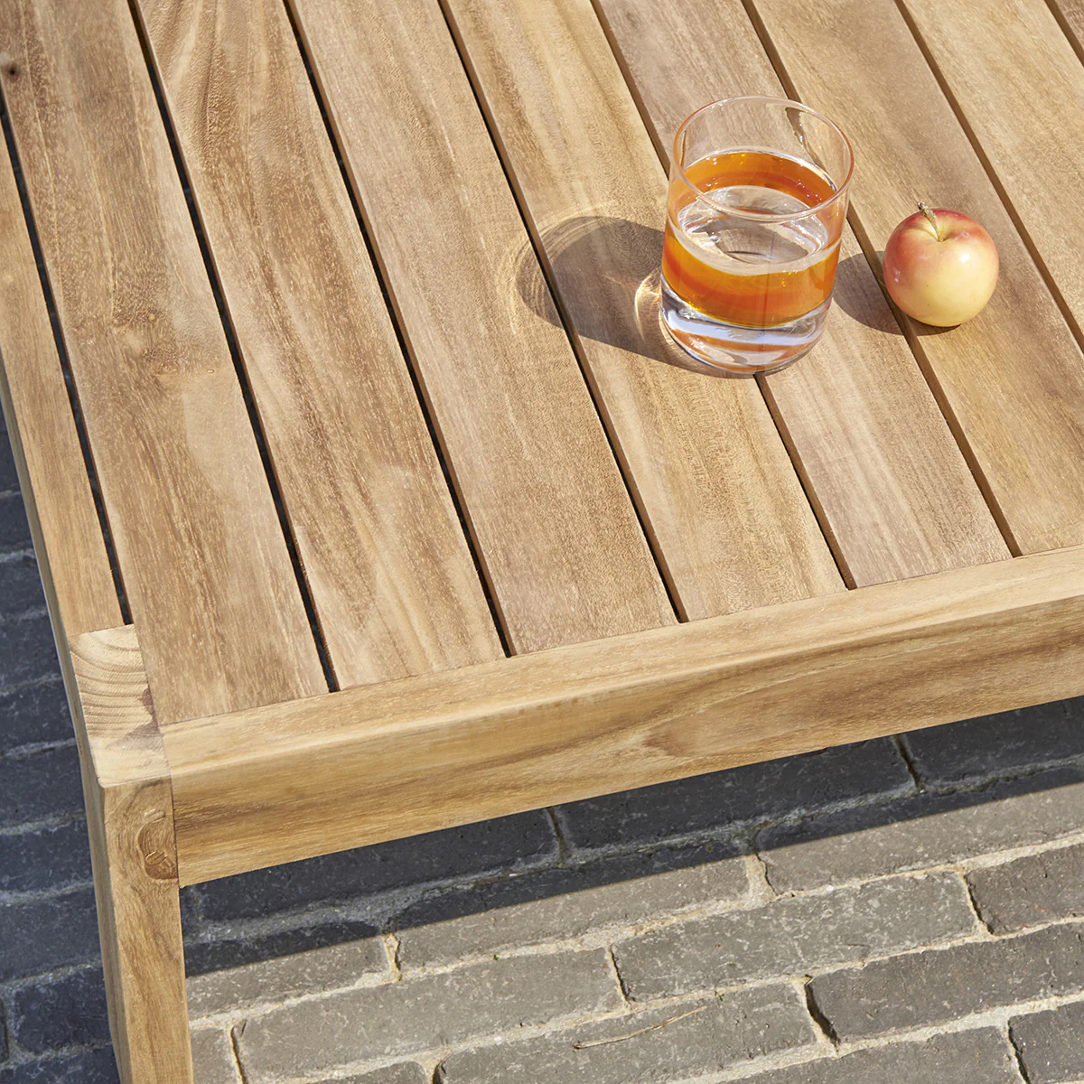 Set di mobili da giardino in teak massello color tortora - Image 7