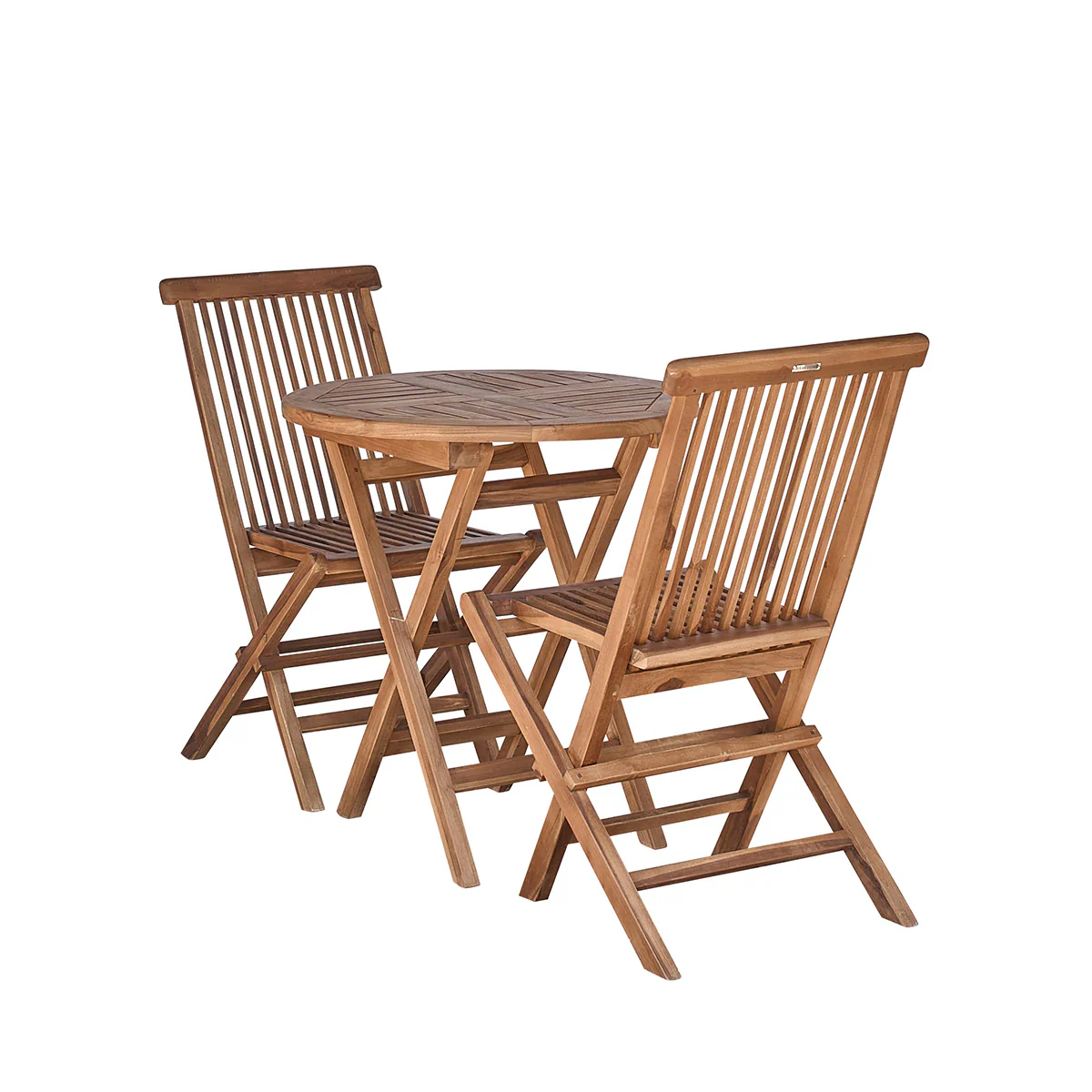 Set di mobili da giardino in teak massello oliato 2/4 pers. - Image 2