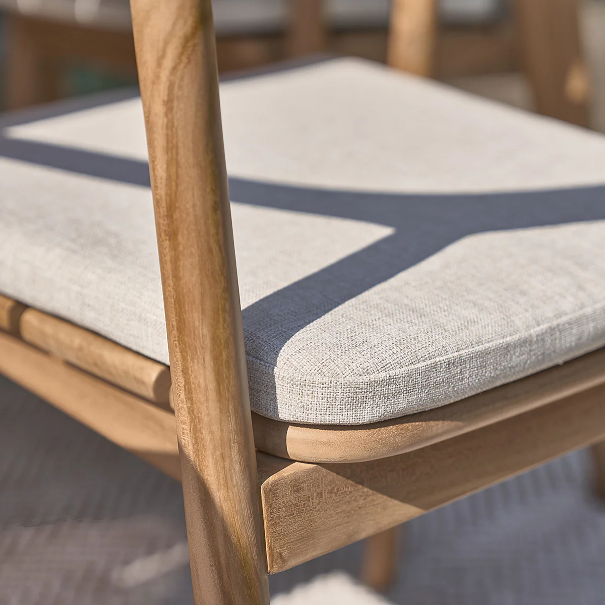 Set di mobili da giardino in teak massello con tavolo allungabile 6/8 pers. - Image 8