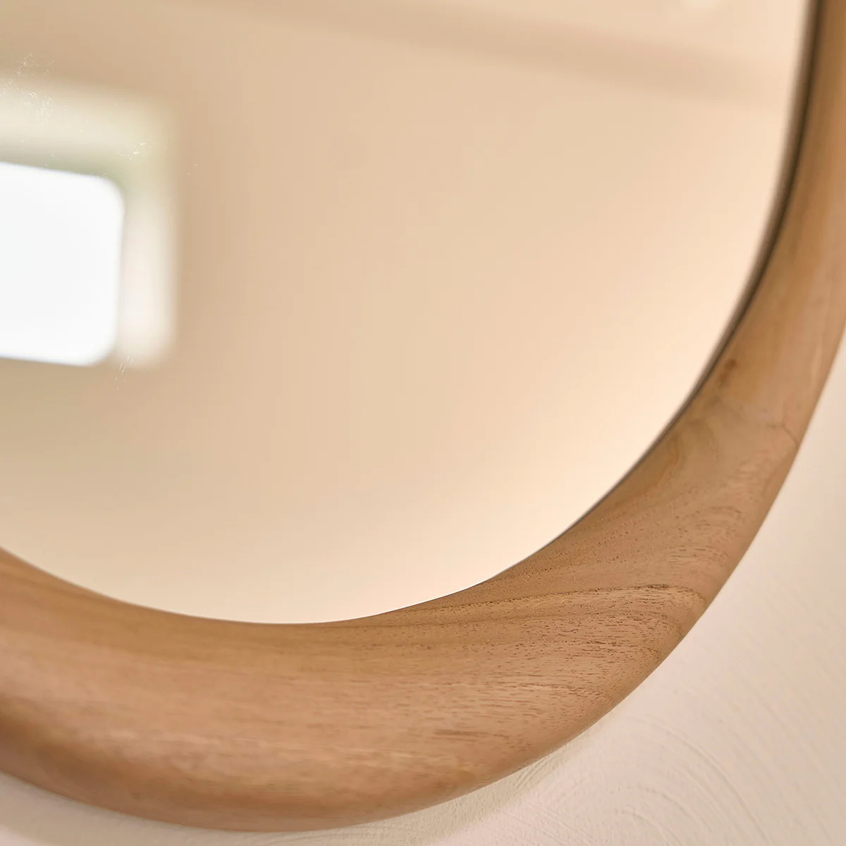 Specchio in teak massello 90x60 cm - Image 3