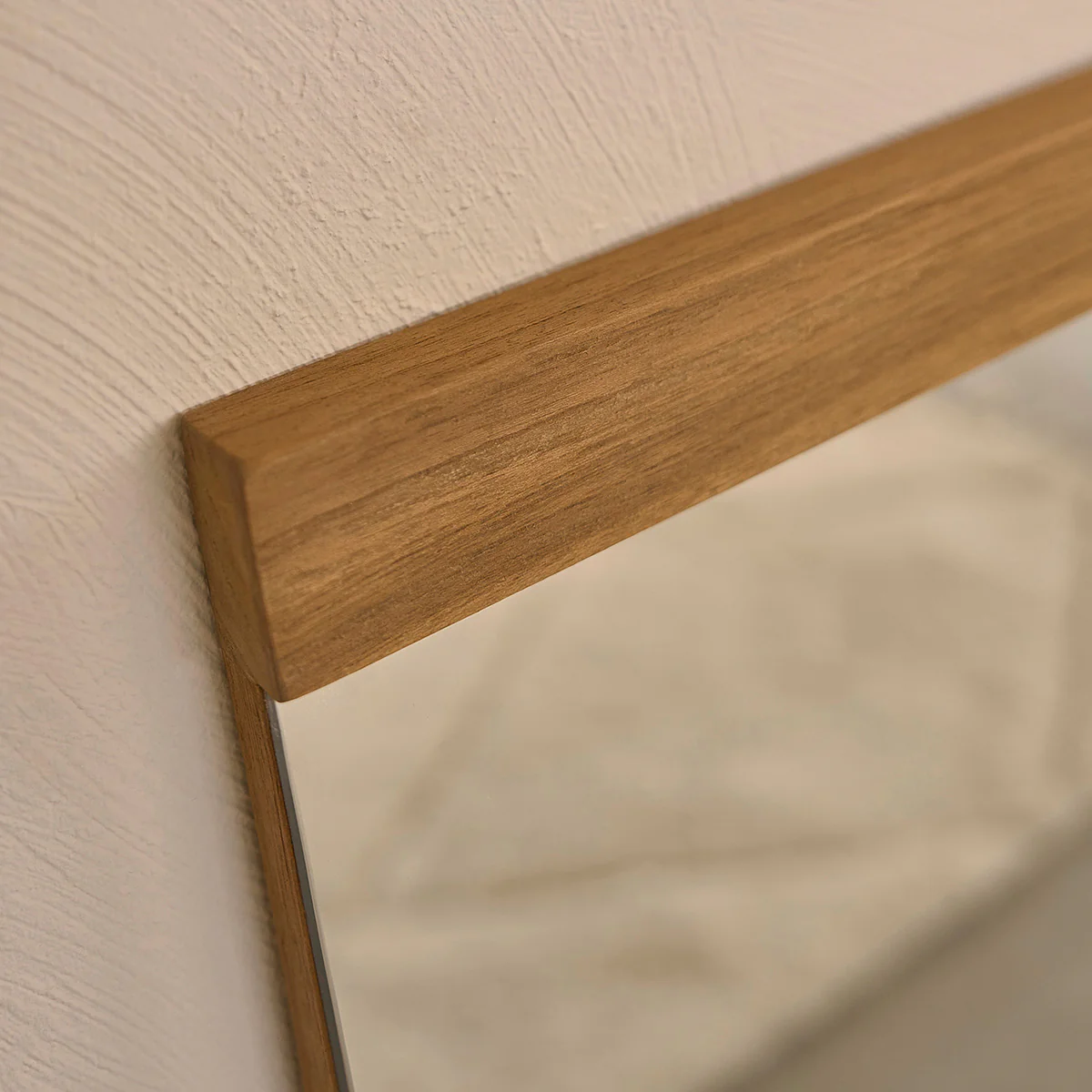 Specchio in teak massello riciclato 80x60 cm - Image 3