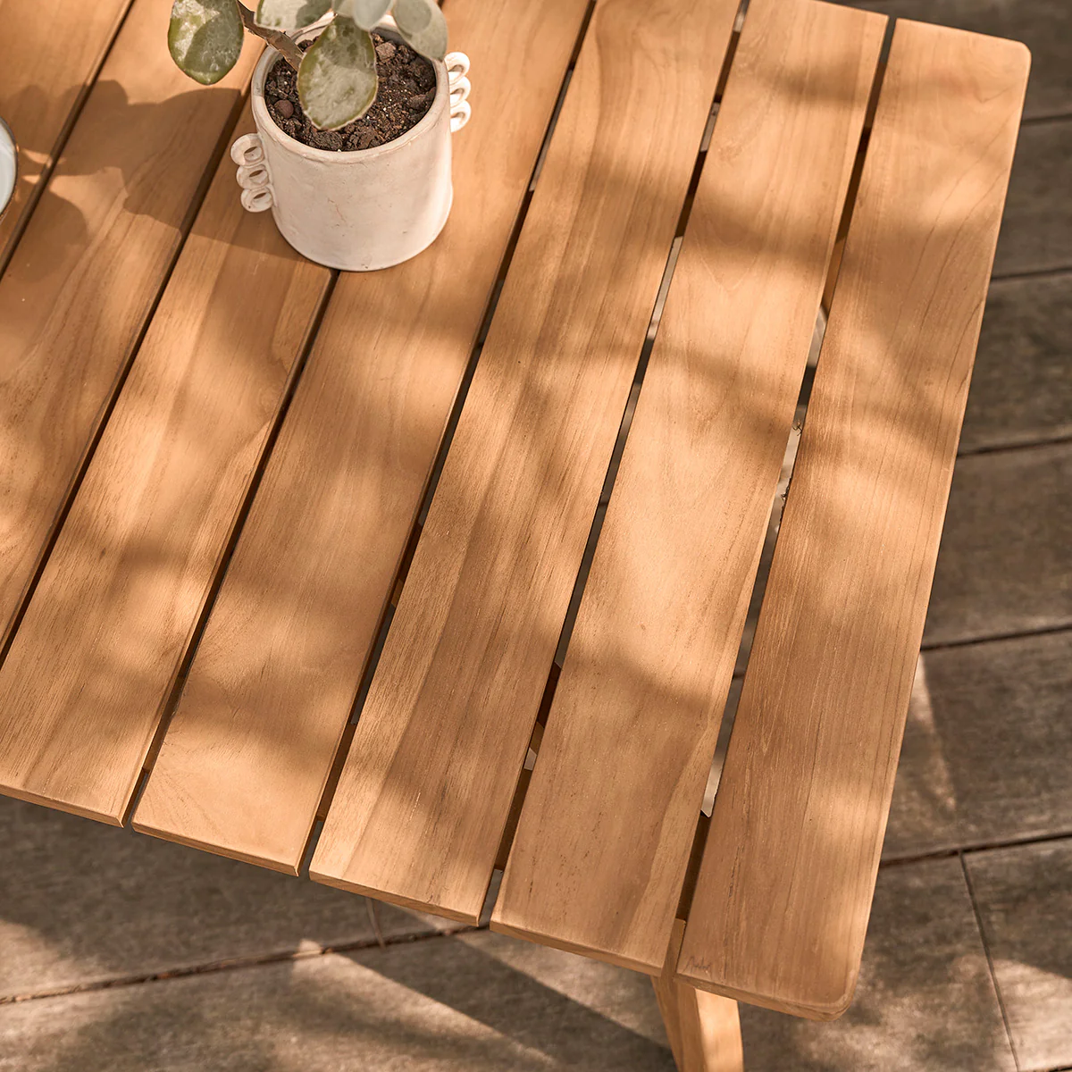 Tavolino da giardino in teak massello - Image 5