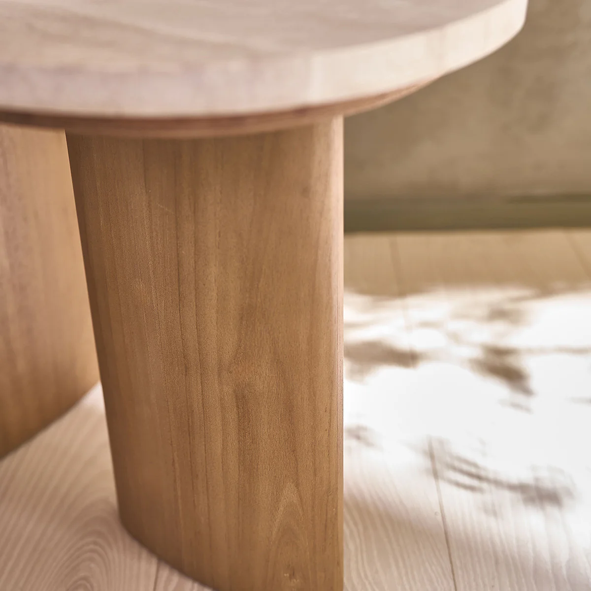 Tavolino in teak massello e marmo organico - Image 3