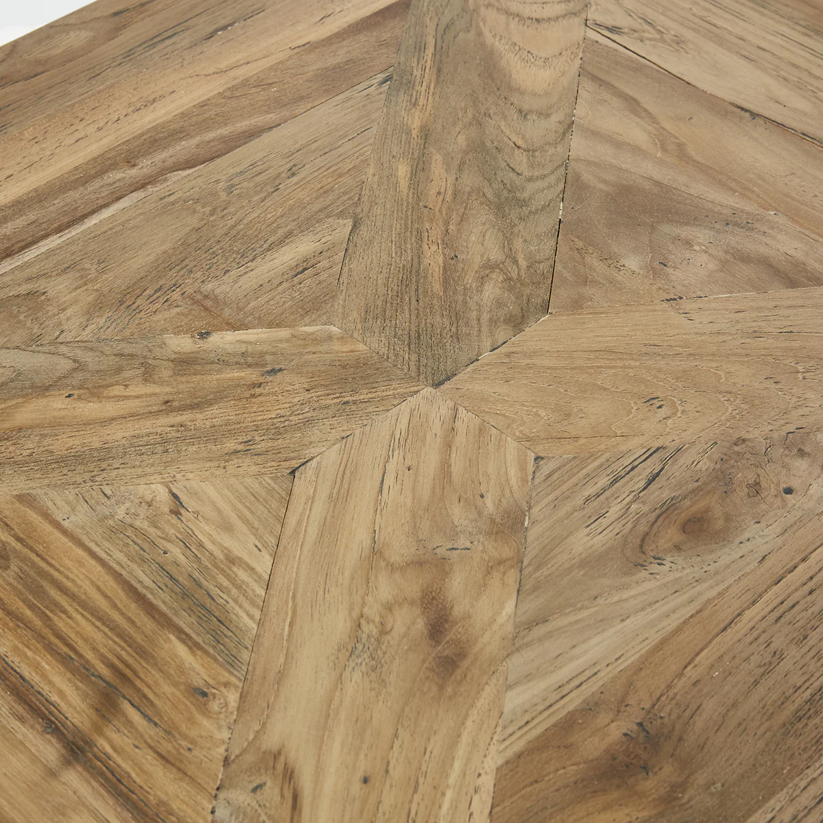 Tavolino in teak massello riciclato 100 cm - Image 4