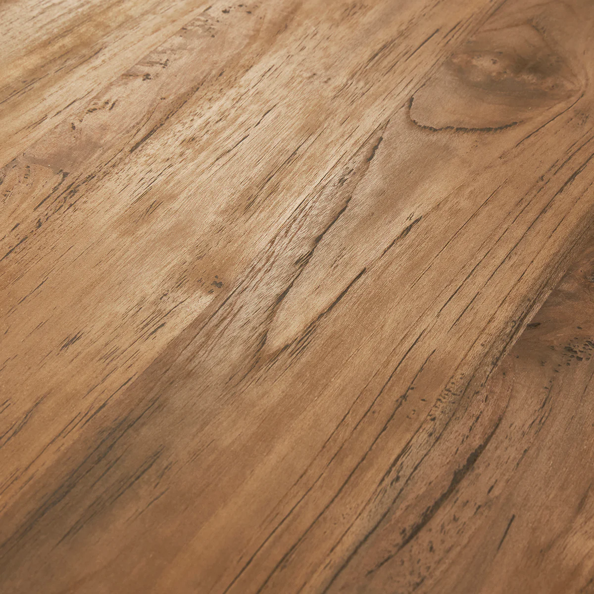 Tavolino in teak massello riciclato Ø 100 cm - Image 3